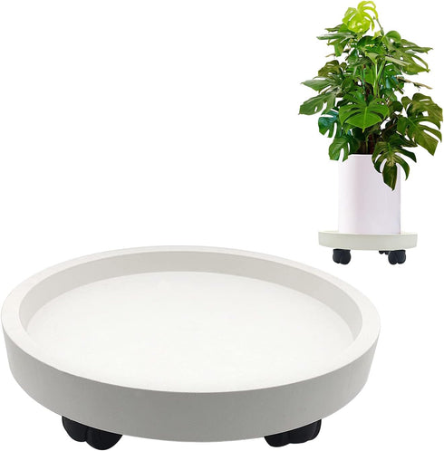 itechpanda Outdoor Roll Around Plant Caddy with Wheeled Planter Pallet, Heavy Duty