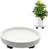 itechpanda Outdoor Roll Around Plant Caddy with Wheeled Planter Pallet, Heavy Duty