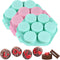 Actvty Round Chocolate Covered Cookie Molds, 3 Pcs Cylinder Silicone Molds for Candy, Cakes, Jelly