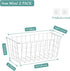 VEGEVIGI 2 Pack Metal Bath Toy Holder, Hanging Bathtub Toy Storage, Wall Mounted Bath Tub Baby Toys Organizer, Iron