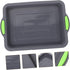 Luxshiny Sheet Cake Pan, Silicone Loaf Pan, Brownie Baking Pan, Rectangular Bakeware for Home Kitchen