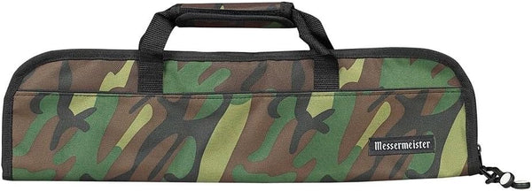 Messermeister 5-Pocket Padded Knife Luggage Bag, Camouflage, Holds Up to 18” Knife