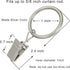 44 Pack Metal Curtain Rings with Clips, Drapery Clips for 6/8 in Curtain Rod, Matte Silver