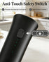 2 Milk Frother Handheld Rechargeable, Low Noise Electric Coffee Frother Wand with Stand, Stainless Steel Shaft
