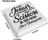 TSUYAWU 55 Inches Hair Salon Decor - Salon Decor for Hair Stylist - Rustic with Jesus in Her Heart and Scissors in Her