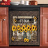 Sunflower Magnetic Dishwasher Cover - Butterfly Dishwasher Magnet, Kitchen Faith Flowers Panel Decal