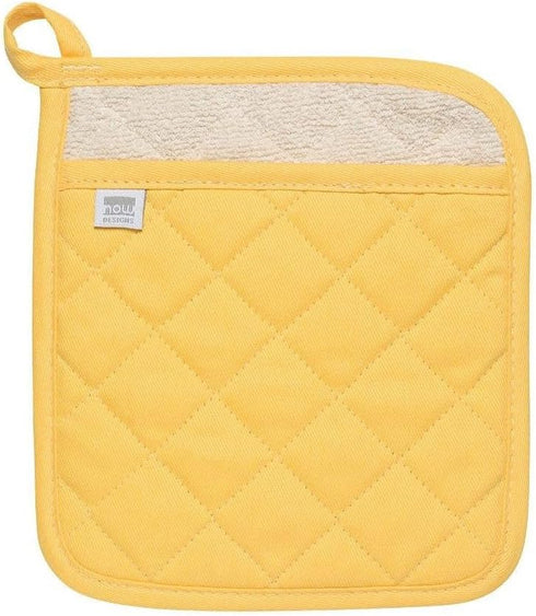 Now Designs by Danica Superior Potholder, Narrow Stripe Black
