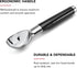 8.6 inches, KitchenAid Classic Ice Cream Scoop, Black