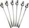 Long Handle Spoon, 9-inch Ice Tea Spoon, DEALIGHT Premium 18/10 Stainless Steel Iced Teaspoon, Set of 6