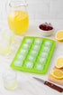 HIC Kitchen Silicone Ice Tray, 18-Hole, Non-Stick, Makes 18 Square Cubes