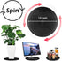 12 Inch Lazy Susan Turntable Organizer - Heavy Duty Rotating Swivel Stand with Steel Ball Bearings for Spice Cabinets