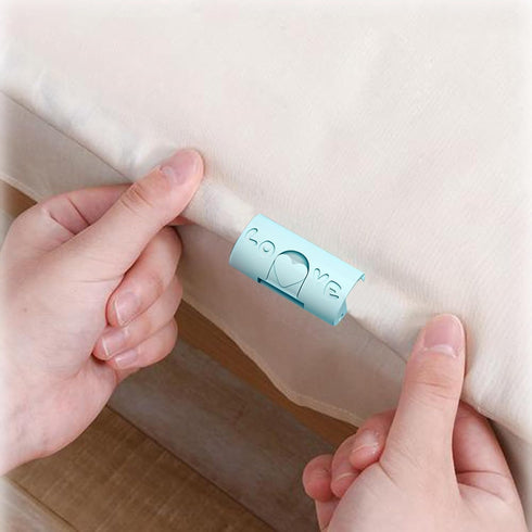 30 PCS Bed Sheet Fasteners Clips, Grippers to Keep Bed Sheets in Place, Use as Snack Holder, Clothing Cable Organizer