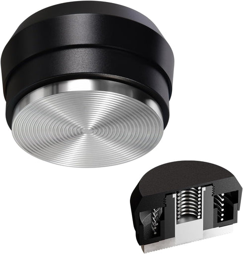 58.5mm Palm Tamper, Espresso 30lbs Calibrated Spring Loaded Puck Tamper with Stainless Steel Base