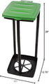 Portable Trash Bag Holder - Collapsible Trashcan for Indoor/Outdoor Use - Ideal for Camping, Recycling, and More by