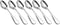 6-Piece Dinner Spoon Set - Stainless Steel Table Spoon Flatware, 7-Inch, Mirror Polishing