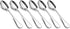 6-Piece Dinner Spoon Set - Stainless Steel Table Spoon Flatware, 7-Inch, Mirror Polishing