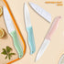 3 Pieces Ceramic Knives Set, 4 Inch Fruit Knife Suitable for Most Vegetables, Fruits, and Meats