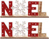 SUPVOX 2pcs Christmas Wooden Tabletop Decorations, Xmas Holiday Noel Sign Ornaments