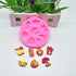 Cestony 2Pcs Chinese New Year Series Silicone Molds for DIY Cake Fondant Biscuit Cookies Soap Sugar Pudding Chocolate