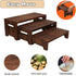 3 MRPAPA Tier Cupcake Stand & Wood Display Risers,for Food Desserts Stand Perfume Organizer Funko POP Collections