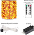 200 600 FT Warm White Fairy Lights Plug in Copper Wire String Lights with Remote, Timer, LEDs, Ideal for Bedroom