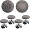 Velvet Bar Stool Covers Round 12-16 Inch/30-40cm Barstool Covers Round, Luxurious Fabric