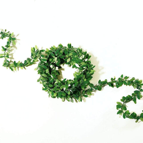 Kitstar 30LEDs 10ft, Green Garland Tiny Leaf Vine String Light Timer Function Wedding Party Christmas Holiday Patio