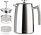 Secura French Press Coffee Maker, 34-Ounce, 304 Stainless Steel Insulated Coffee Press