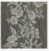 Romance Lace Fabric Shower Curtain with Attached Valance 70 X 72 Long