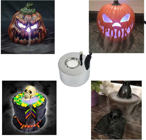 Ultrasonic Mist Maker for Halloween, Water Fountain, Pond, Party, Rockery Fish Tank, Vase Birdbath Deco