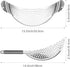 Pot Strainer Set, 2 Pieces Stainless Steel Strainers for Easy Draining, Dishwasher Safe for Cooking Kitchenware
