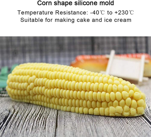 3D Corn Silicone Mold for Baking, Dessert Molds for Mousse Cake, Pastry, Chocolate, Soap