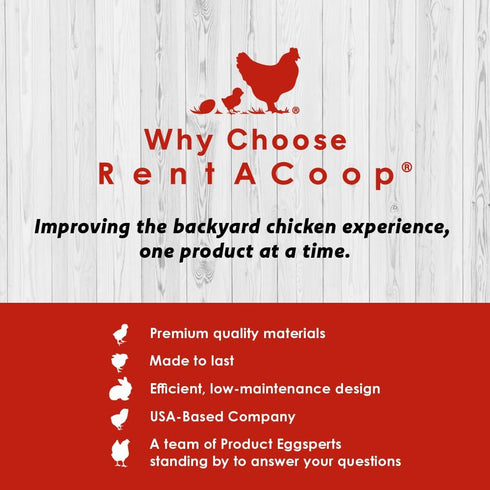 6 Pack RentACoop DIY Waterer Kit - Auto-Fill Big Cups with Inserts - Great for Chickens, Ducks, Geese, and Turkeys