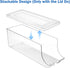 2 Pack Puricon Soda Can Organizer Dispenser for Refrigerator, Plastic Canned Food Pop Beverage Container Holder Storage
