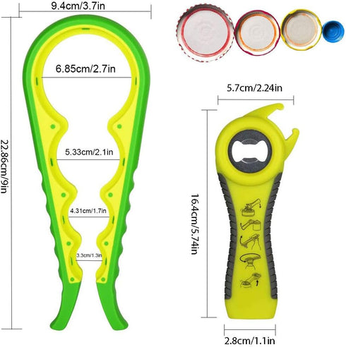 Easy-Twist Jar Opener: Maxracy Effortless Lid Opening for Weak Hands & Arthritis, Versatile Bottle Opener