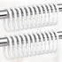 Amazer White Shower Curtain Hooks, 24 Pcs Plastic Rings for Bathroom Shower Rod, Loops for Shower Curtain