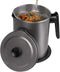 GameXcel Bacon Grease Container with Strainer, Kitchen Oil Container for Storing Fat and Cooking Grease