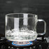 Glass Saucepan with Cover, Glass Cookware for Stove, Instant Noodles Pot, Clear Cooking Pot