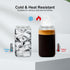 20Pcs Straws,16Oz Set,Water ASKIZ Glass Cups With Bamboo Lids and Ice Coffee Cup,Drinking Glasses Cups Bottles Glasses