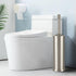 Set,304 Brushed Nickel Toilet Brush and Holder Stainless Steel Toilet Bowl Brush and Holder for Bathroom,Silver Heavy
