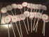 100Pcs 6 Inch Cake Pop Sticks, White Paper Lollipop Sticks for Cookies, Candy, Chocolate, Cake Topper