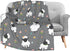 Cute Sheep Lambs Soft Throw Blanket, 40x50 Inch Lightweight Warm Flannel Fleece for Couch Bed Sofa Travel Camping