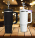 (3 +3) Nuozme Straw Cover Compatible with Stanley Tumbler Cup, 3PCS Letter Straw Caps with Initial Butterfly Charms