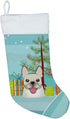 Caroline's Treasures Christmas Tree and French Bulldog Christmas Stocking, Holiday Decor