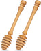 Bitbat Beech Wooden Honey Dipper Sticks Set of 2, 7.1 Inch Wooden Honey