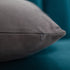 DEZENE Throw Pillow Covers 12x20, Dark-Grey, 2 Pack Cozy Soft Velvet Rectangular Decorative Pillow Cases