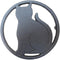Black Cat Metal Trivet with Feet, Cast Iron, 5.6-Inches Across, Kitchen or Dining Table Decor