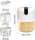 (100+250+350ML) White 3 CUP Cordless Mini Food Chopper, Small Food Processor for Garlic, Nut, Meat
