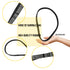 W10006384 Washer Drive Belt - Suitable for Whirlpool, Maytag, Kenmore Washing Machines, Replaces WPW10006384,