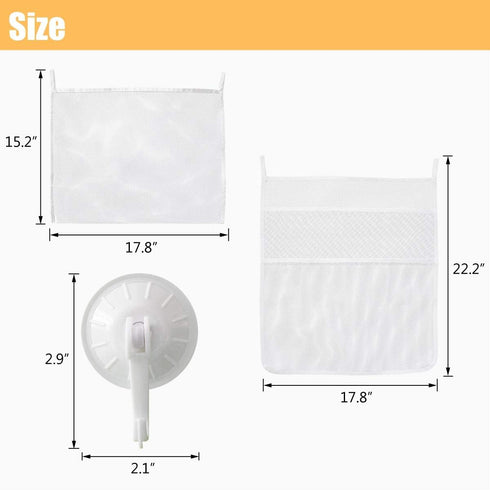TTSAM 2 6 Bath Toy Organizer Mesh Storage Organizer Baby Shower Toys Bathtub Net Bag Kids Quick Dry Bathtub Mesh Net